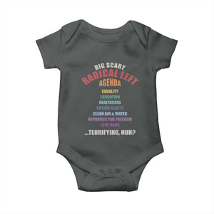 Big Scary Radical Left Agenda Baby Onesie Funny Social Justice Activist