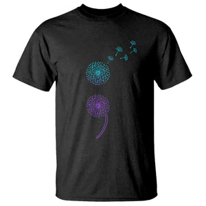 Semicolon Suicide Prevention Awareness Dandelion Graphic T Shirt