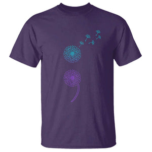Semicolon Suicide Prevention Awareness Dandelion Graphic T Shirt