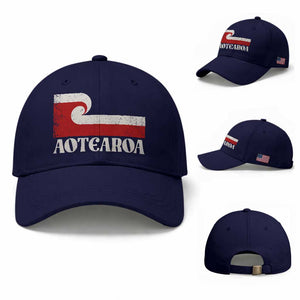 Aotearoa New Zealand Vintage Maori Flag Tino Rangatiratanga Baseball Cap