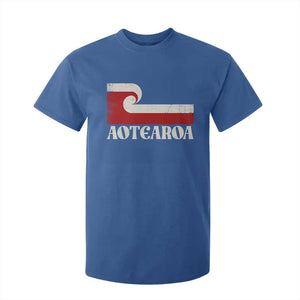 Aotearoa New Zealand Vintage Maori Flag Tino Rangatiratanga T Shirt For Kid