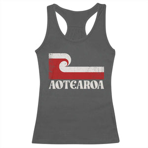 Aotearoa New Zealand Vintage Maori Flag Tino Rangatiratanga Racerback Tank Top