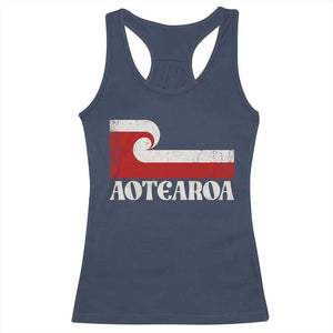 Aotearoa New Zealand Vintage Maori Flag Tino Rangatiratanga Racerback Tank Top