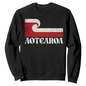 Aotearoa New Zealand Vintage Maori Flag Tino Rangatiratanga Sweatshirt