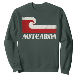 Aotearoa New Zealand Vintage Maori Flag Tino Rangatiratanga Sweatshirt