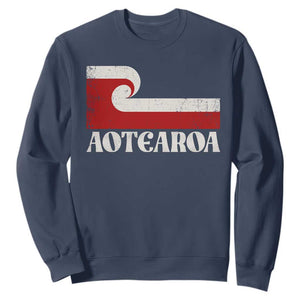 Aotearoa New Zealand Vintage Maori Flag Tino Rangatiratanga Sweatshirt