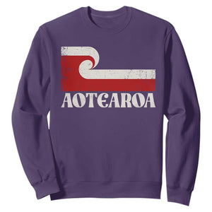 Aotearoa New Zealand Vintage Maori Flag Tino Rangatiratanga Sweatshirt