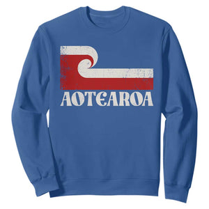 Aotearoa New Zealand Vintage Maori Flag Tino Rangatiratanga Sweatshirt