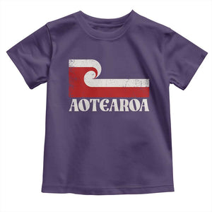 Aotearoa New Zealand Vintage Maori Flag Tino Rangatiratanga Toddler T Shirt