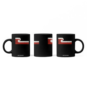 Maori Flag Tino Rangatiratanga Coffee Mug Polynesian Heritage New Zealand Pride TS11 Print Your Wear