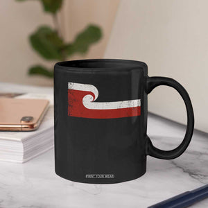 Maori Flag Tino Rangatiratanga Coffee Mug Polynesian Heritage New Zealand Pride TS11 Print Your Wear