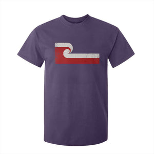 Maori Flag Tino Rangatiratanga T Shirt For Kid Polynesian Heritage New Zealand Pride