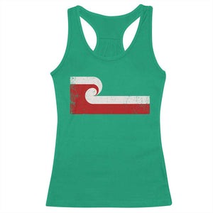 Maori Flag Tino Rangatiratanga Racerback Tank Top Polynesian Heritage New Zealand Pride