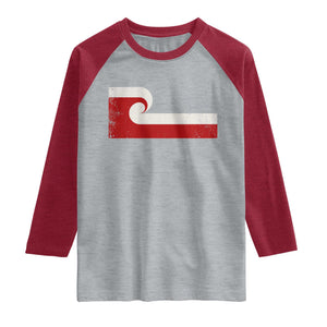 Maori Flag Tino Rangatiratanga Raglan Shirt Polynesian Heritage New Zealand Pride