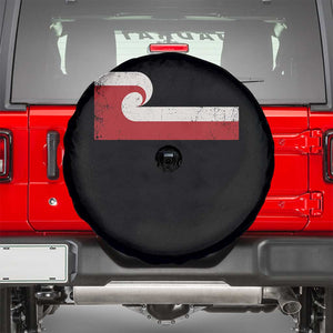 Maori Flag Tino Rangatiratanga Spare Tire Cover Polynesian Heritage New Zealand Pride TS11 Black Print Your Wear