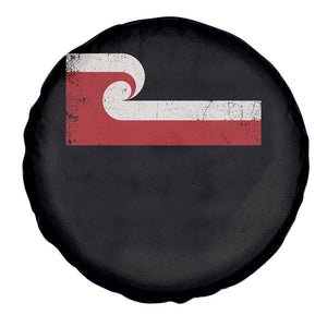 Maori Flag Tino Rangatiratanga Spare Tire Cover Polynesian Heritage New Zealand Pride TS11 Print Your Wear