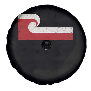 Maori Flag Tino Rangatiratanga Spare Tire Cover Polynesian Heritage New Zealand Pride TS11 Print Your Wear