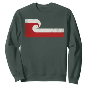 Maori Flag Tino Rangatiratanga Sweatshirt Polynesian Heritage New Zealand Pride