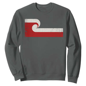 Maori Flag Tino Rangatiratanga Sweatshirt Polynesian Heritage New Zealand Pride