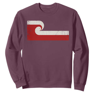 Maori Flag Tino Rangatiratanga Sweatshirt Polynesian Heritage New Zealand Pride