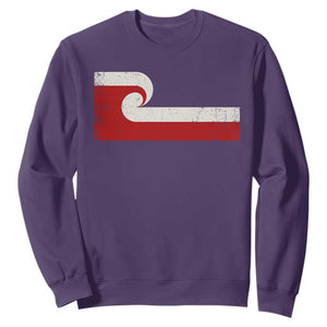 Maori Flag Tino Rangatiratanga Sweatshirt Polynesian Heritage New Zealand Pride