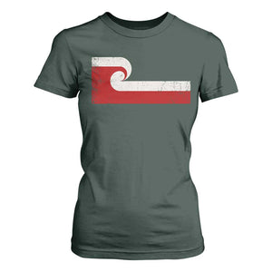 Maori Flag Tino Rangatiratanga T Shirt For Women Polynesian Heritage New Zealand Pride