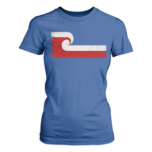 Maori Flag Tino Rangatiratanga T Shirt For Women Polynesian Heritage New Zealand Pride