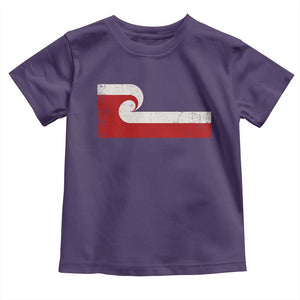 Maori Flag Tino Rangatiratanga Toddler T Shirt Polynesian Heritage New Zealand Pride