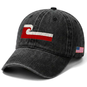 Maori Flag Tino Rangatiratanga Washed Cotton Baseball Cap Polynesian Heritage New Zealand Pride