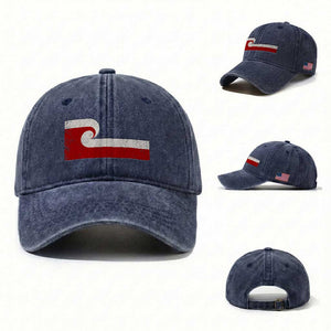 Maori Flag Tino Rangatiratanga Washed Cotton Baseball Cap Polynesian Heritage New Zealand Pride