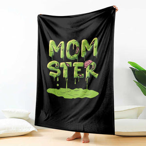 Funny Halloween Couple Throw Blanket Momster Monster Couple Matching TS11 Print Your Wear