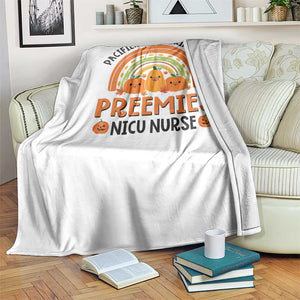 Halloween Nurse Throw Blanket Pacifiers Pumpkins And Preemies Baby Pumpkin Rainbow Fall Season TS11 Print Your Wear