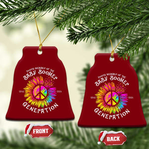 Proud Member Of The Baby Boomer Generation Ceramic Ornament Hippie Sunflower TS11 Print Your Wear