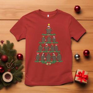 Funny Pesto Christmas Penguin Christmas Tree T Shirt TS11 Red Print Your Wear