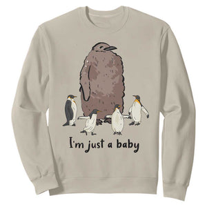 Funny Pesto The Penguin Sweatshirt I'm Just A Baby Meme TS11 Sand Print Your Wear