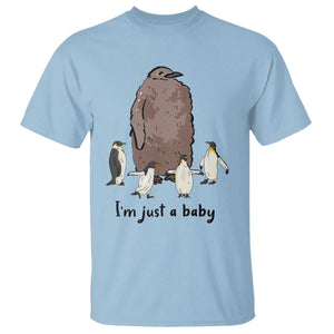 Funny Pesto The Penguin T Shirt I'm Just A Baby Meme TS11 Light Blue Print Your Wear