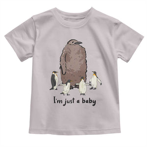 Funny Pesto The Penguin Toddler T Shirt I'm Just A Baby Meme TS11 Ice Gray Print Your Wear