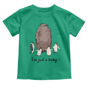 Funny Pesto The Penguin Toddler T Shirt I'm Just A Baby Meme TS11 Irish Green Print Your Wear