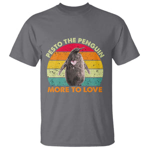 Pesto The Penguin T Shirt More To Love Vintage Sunset Retro TS11 Charcoal Print Your Wear