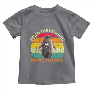 Pesto The Penguin Toddler T Shirt More To Love Vintage Sunset Retro TS11 Charcoal Print Your Wear
