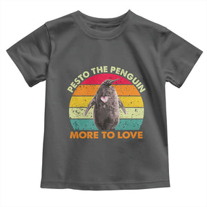 Pesto The Penguin Toddler T Shirt More To Love Vintage Sunset Retro TS11 Dark Heather Print Your Wear