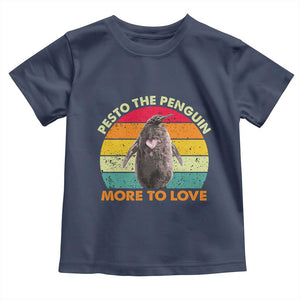 Pesto The Penguin Toddler T Shirt More To Love Vintage Sunset Retro TS11 Navy Print Your Wear