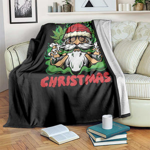 Funny Weed Christmas Throw Blanket Merry Juana Xmas Santa TS11 Print Your Wear