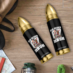 Funny Christmas Six Seven Bruh Bullet Tumbler Dabbing Santa TS11 Print Your Wear