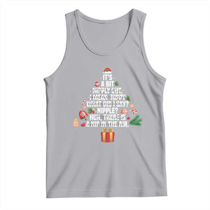 Funny Christmas Movie Tank Top Its A Bit Nipply Out Nipply Out Xmas Vacation Holiday TS11 Athletic Heather Print Your Wear
