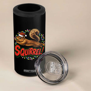 Funny Christmas Squirrel 4 in 1 Can Cooler Tumbler Xmas Vacation Holiday Movie TS11 Print Your Wear