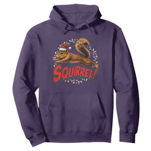 Funny Christmas Squirrel Hoodie Xmas Vacation Holiday Movie TS11 Purple Print Your Wear