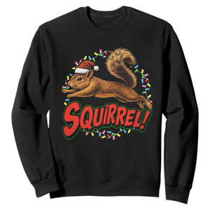 Funny Christmas Squirrel Sweatshirt Xmas Vacation Holiday Movie TS11 Black Print Your Wear