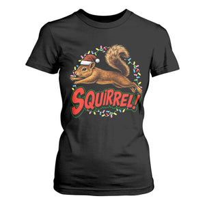 Funny Christmas Squirrel T Shirt For Women Xmas Vacation Holiday Movie TS11 Black Print Your Wear