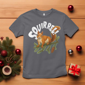 Funny Christmas Squirrel T Shirt Xmas Vacation Holiday Movie Pine Tree TS11 Charcoal Print Your Wear